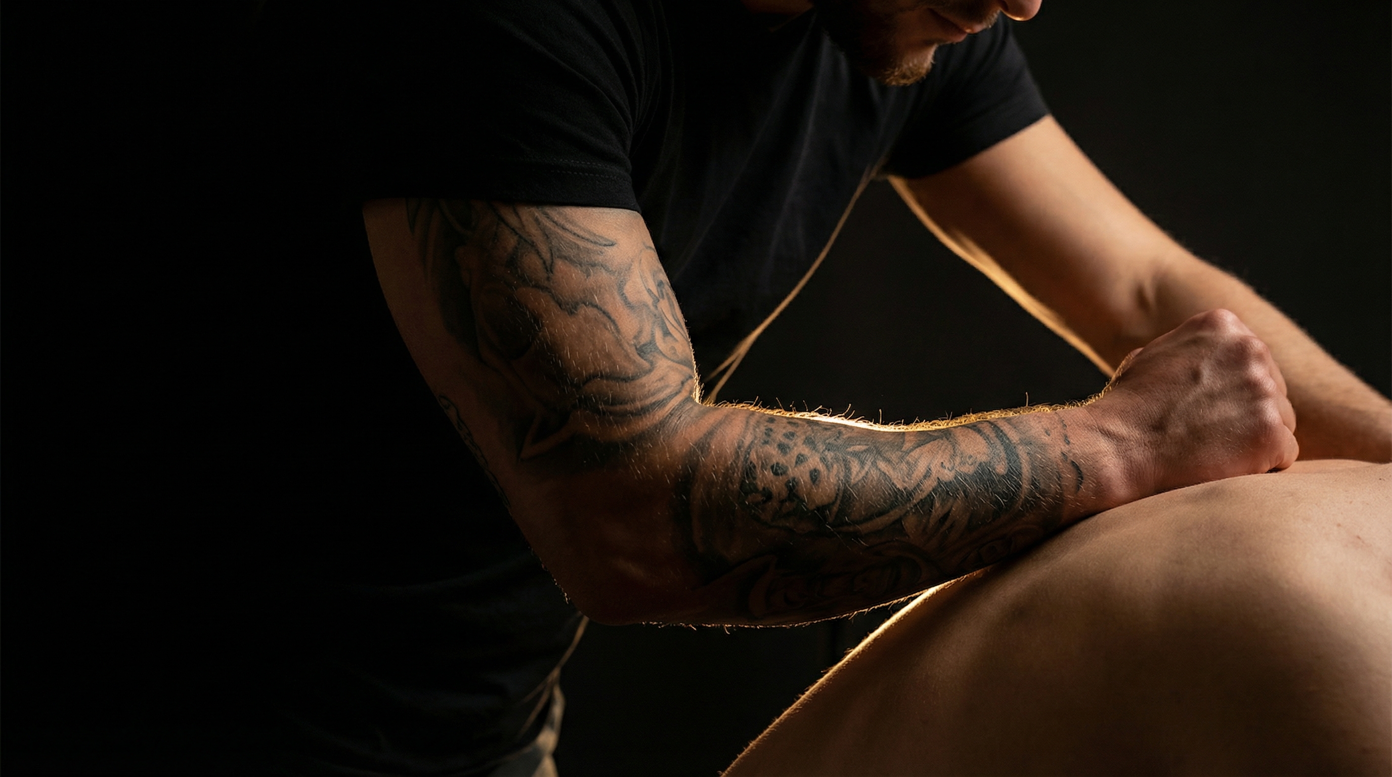 Rückenmassage im Fokus