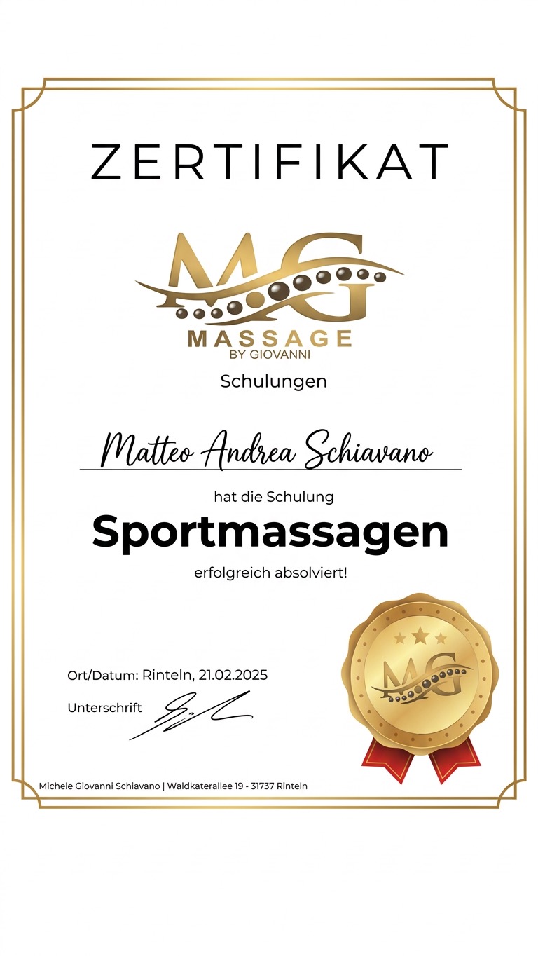 Zertifikat Spezialisierung